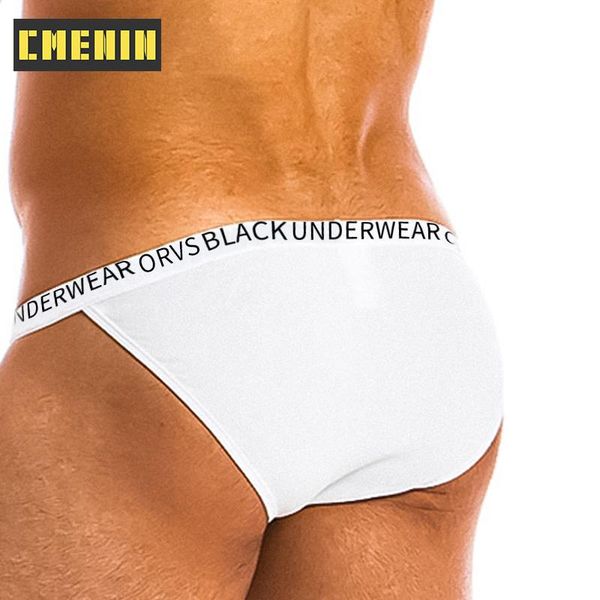 

underpants cmenin fashion modal man's underwear briefs soft men's bikini gay male funny or6102, Black;white