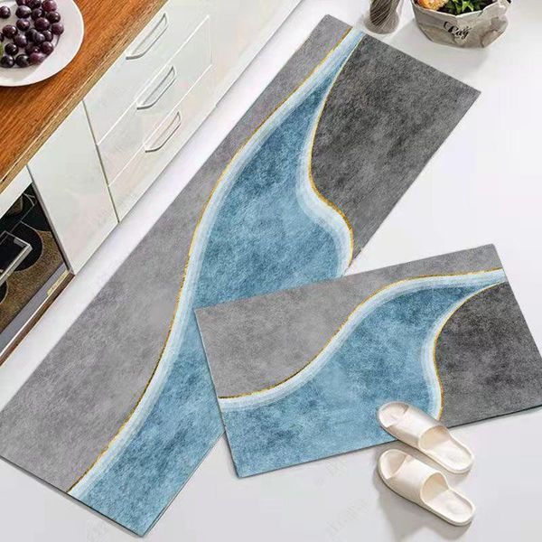 

carpets modern kitchen mat 3d printing long bedroom entrance door non-slip bathroom area carpet living room home floor decora