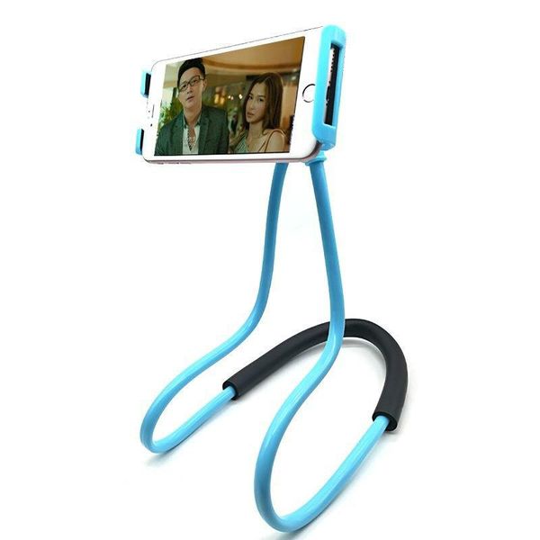 

cell phone mounts & holders lazy hanging neck stands necklace cellphone support bracket for universal holder 7 6 6s plus