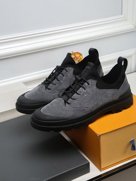 

suede leather stitching women's casual shoes cool fashion designer black sneakers winter and fall thick heel dress shoe comfortable sne