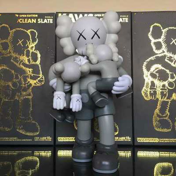 

original fake kaws 37cm 16-inch action figures toy dolls cuddle the baby model trend design primary color pvc toys collection