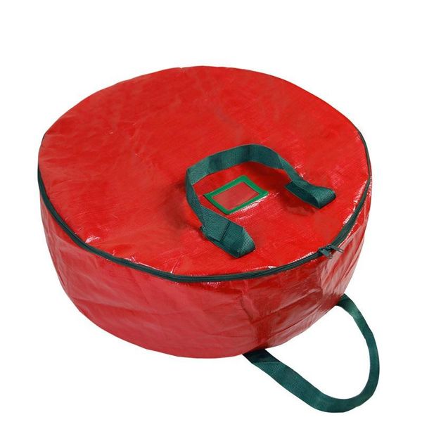 

outdoor bags 1pc xmas bag christmas wreath storage artificial wreaths container dual zipper for holiday