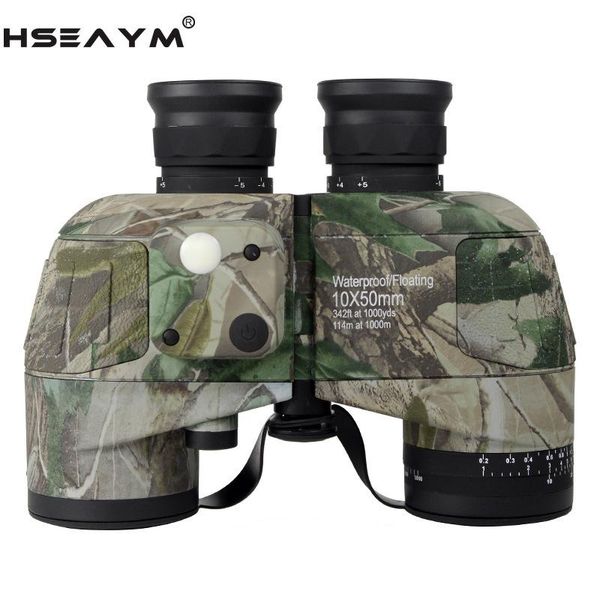 

telescope & binoculars hseaym 10x50 ranging waterproof fogproof rangefinder reticle illuminant scope low light night vision