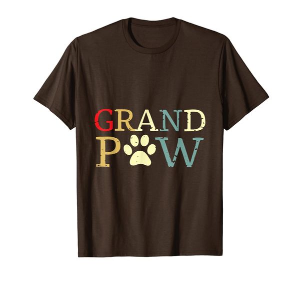 

grand paw funny t-shirt, White;black