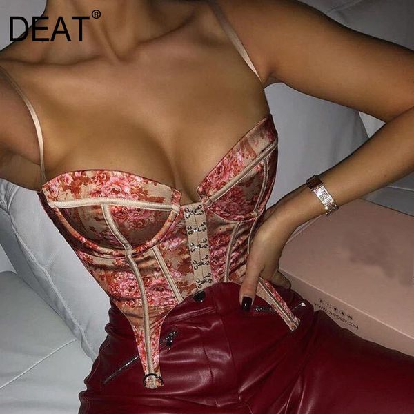 

strapless purple sleeveless for women printed suspender vest t-shirt fashion tide navel summer gx1084 210421, White