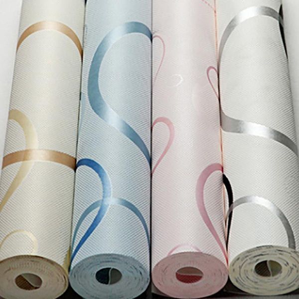 

simple and modern round shape relief non-woven wallpaper living room video wall tv background wallpapers bedroom 3d flocking