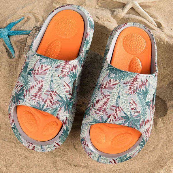 

tuinanle summer slippers quality couple slippers home plus size 35-46 bottom for men and women's sandals 2022 women's flip flops y, Black