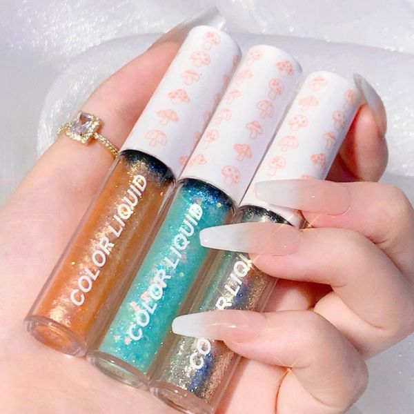 

eye shadow three packs of broken diamond liquid monochromatic sequins glitter pearly high gloss women eyes cosmetics