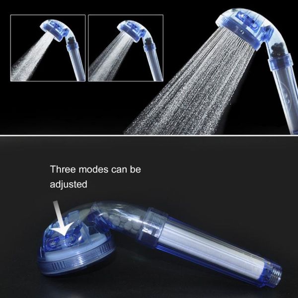

bathroom shower heads portable pp cotton filter head pvc three gears water saving sprinkler quality