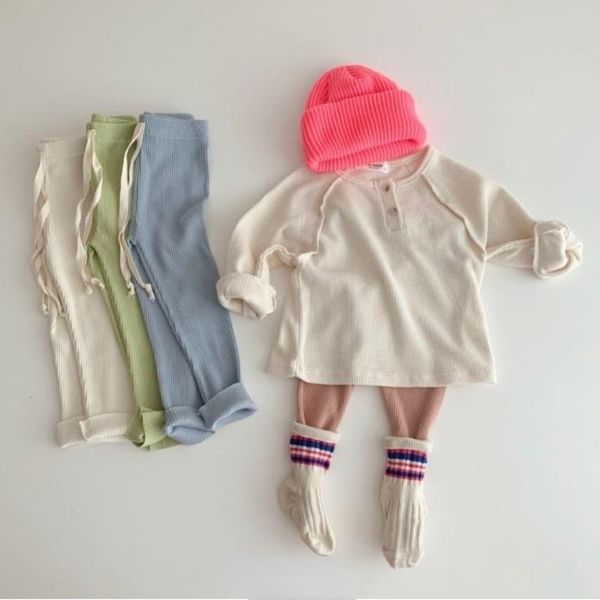 

trousers baby girls boys children pant leggings cotton pants spring autumn kids girl fashion high waist long, Blue