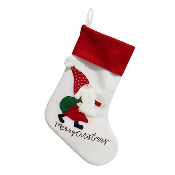 

christmas decorations stockings, santa claus stockings for xmas holiday party home decor, children's gift candy bag