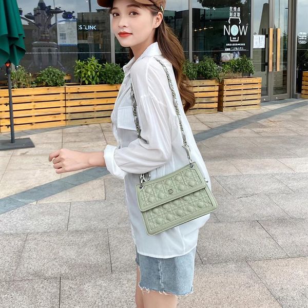 

bag chain 2021 messenger summer rhombus simple female underarm trendy fashion multi-purpose new shoulder single 9271 wxdsb