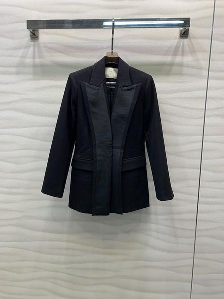 

women's suits & blazers joining together of fund 2021 autumn winters is big lapel waist suit jacket 0906, White;black