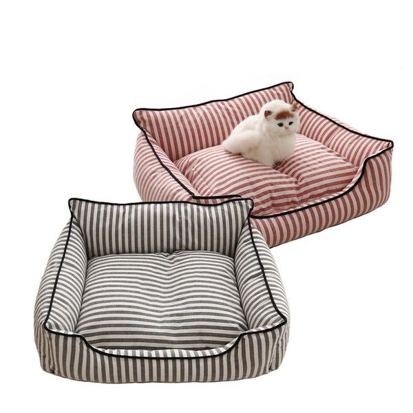 

kennels & pens pet dog beds removable washable mat comfortable sleeping dogs bed soft cotton padded kennel for puppy small cats accessories