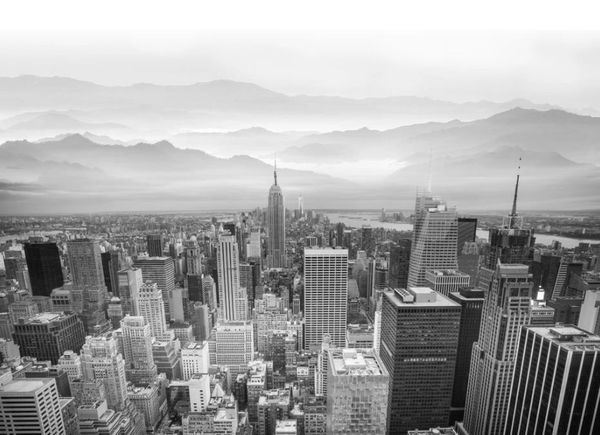 

wallpapers custom po wallpaper simple modern night city mountain landscape background wall painting