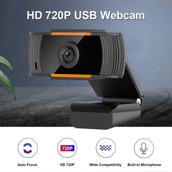 

webcams widescreen video work home accessories 720p hd webcam built-in microphone usb web camera for lapdeskcomputer