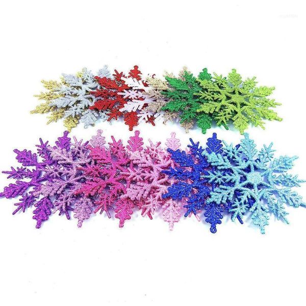 

christmas decorations adeeing 12pcs 7inches glitter snowflakes hanging pendants xmas tree ornament decoration year1