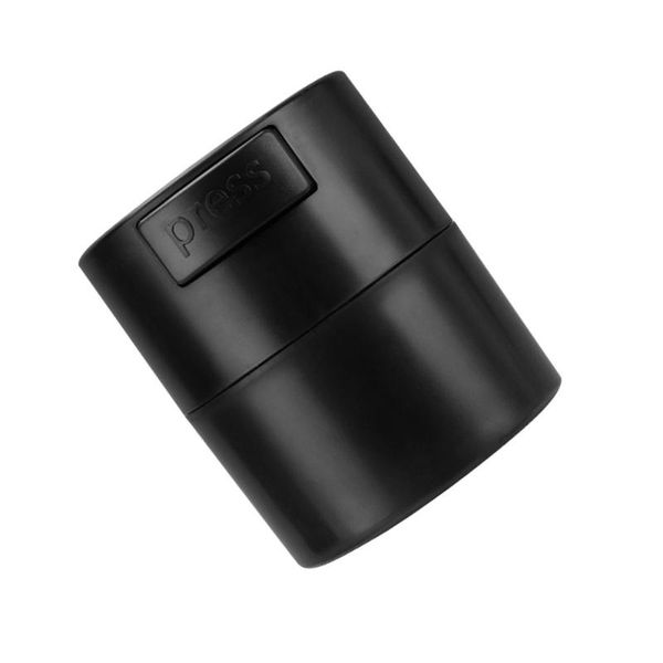 

eyebrow tools & stencils 1pc eyelash glue storage jar sealed eyelashes extension makeup container (black)