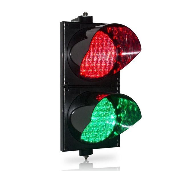 

indoor and outdoor ip65 pc red green led traffic light 200mm