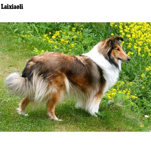 

diamond painting 5d diy sheepdog sheltie dog full square embroidery family mosaic animal picture pastes home decor
