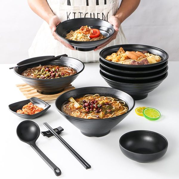 

bowls consumer and commercial restaurants anti-drop spicy big bowl plastic soup wonton noodle