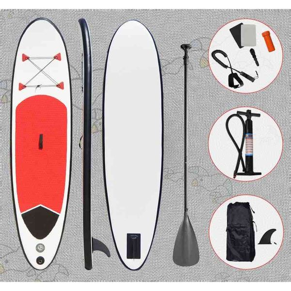 

High quality thickened wire drawing inflatable surfboard adult standing sup paddleboard paddleboard, complete accessories