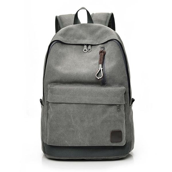 

backpack 2021 women men canvas backpacks large school bags for teenager boys girls travel lapbackbag mochila rucksack grey