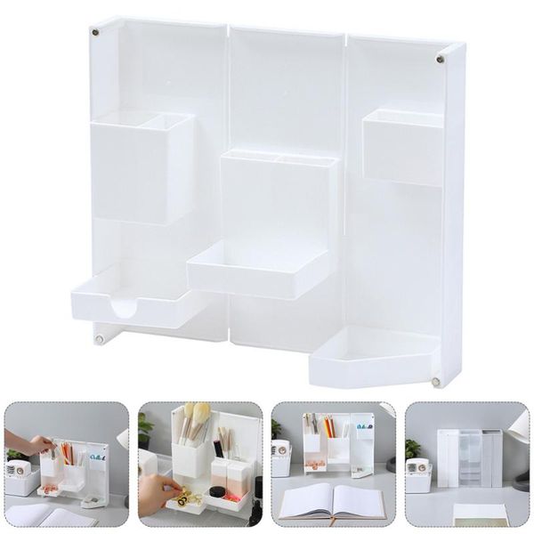 

car organizer 1pc deskstationery box tablefoldable pen practical storage container