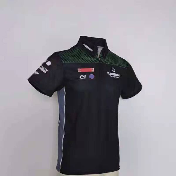 

2021 season moto competition motorcycle riding short-sleeved polo clothes locomotive fans racing lapel t-shirt