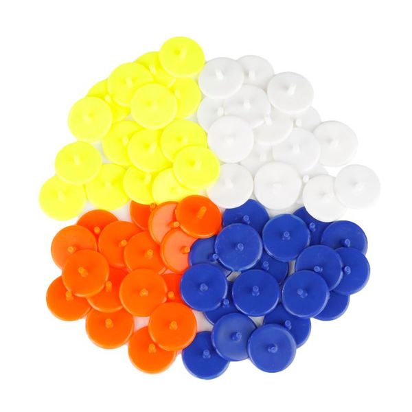 

golf balls 100pcs ball position marker accessories durable round cross plastic multicolor markers random color