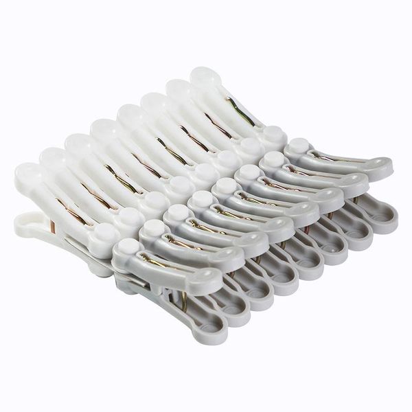 

clothing & wardrobe storage 16pcs plastic laundry clothes pins hanging pegs clips household food clip clothespins socks underwear drying rac