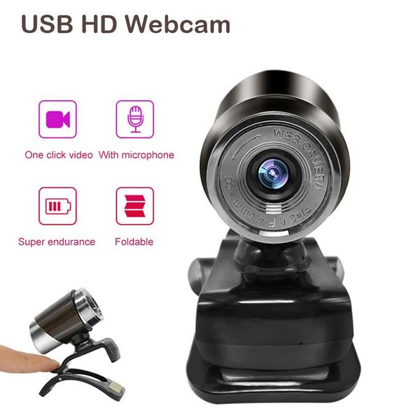 

webcams adjustable hd webcam with sound-absorbing microphone usb plug web cam for lapand deskcomputer video meeting mini camera