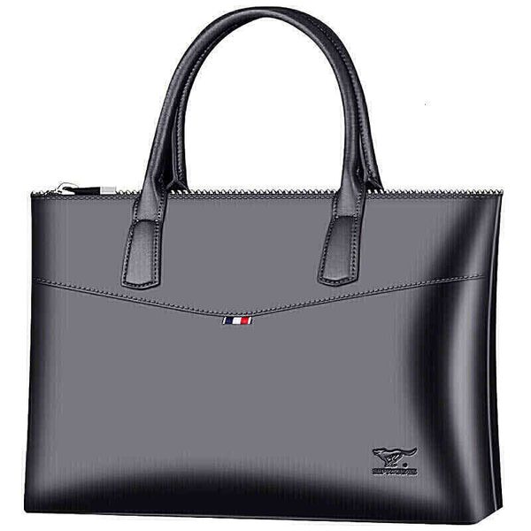 

seven wolves briefcase men's business handbag fashion leisure notebook horizontal computer bag