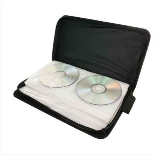 

hama cd tasche fr 80 discs dvd blu ray mappe zur aufbewahrung plat, Red;black