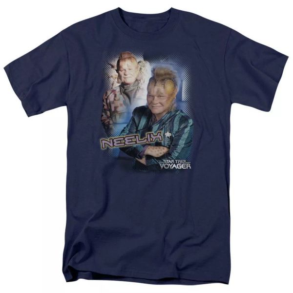 

Star Trek Neelix TV Show T-Shirt Sizes S-3X NEW, White;black