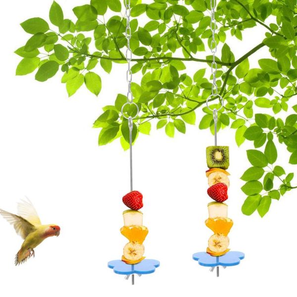 

forks parrot veggies skewer fruit holder stainless steel fork picks