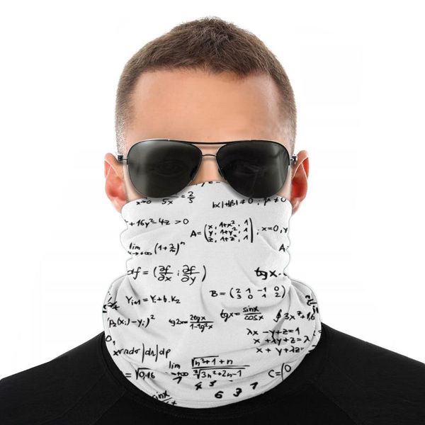 

scarves math formulas and numbers scarf neck face mask men women fashion tube bandanas protective headwear cycling hiking, Blue;gray