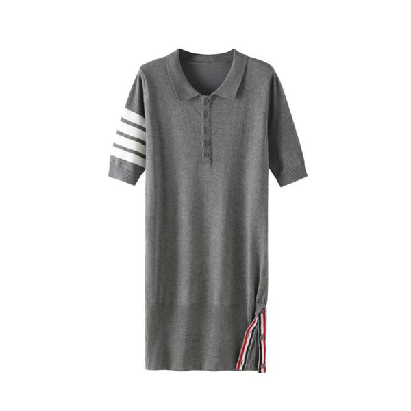 

women's sweaters sweater spring and arm four bars tbb knitted summer polo collar fairy dress long skirt fbg2, White;black