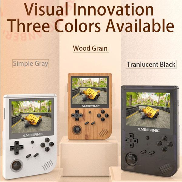 

rg351v handheld game console, 3.5 inches, rk3326, retro, mini tv, emulator suitable for all games portable players