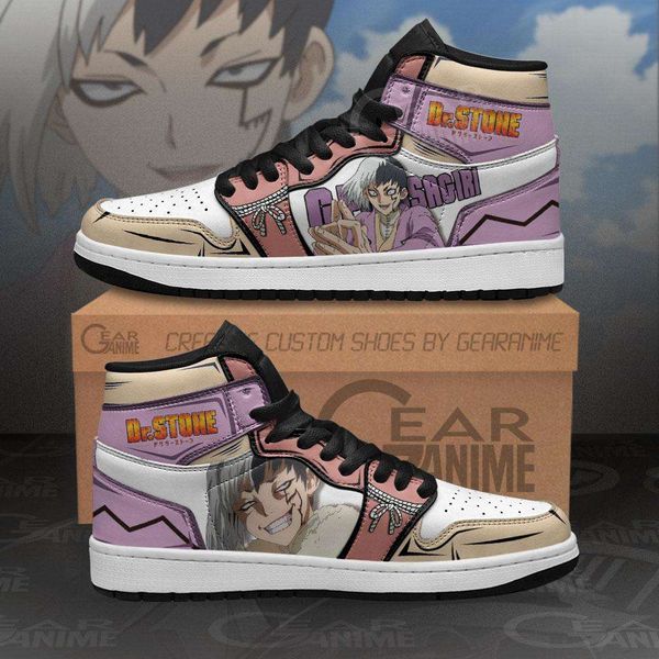 

customization gen asagiri sneakers dr. stone custom anime shoes