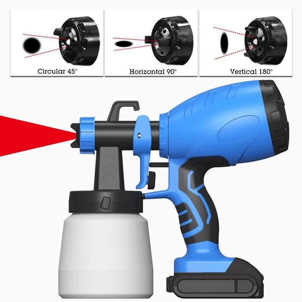 

professional spray guns 18v dc cordless gun electric paint sprayer for easy spraying with li-ion battery