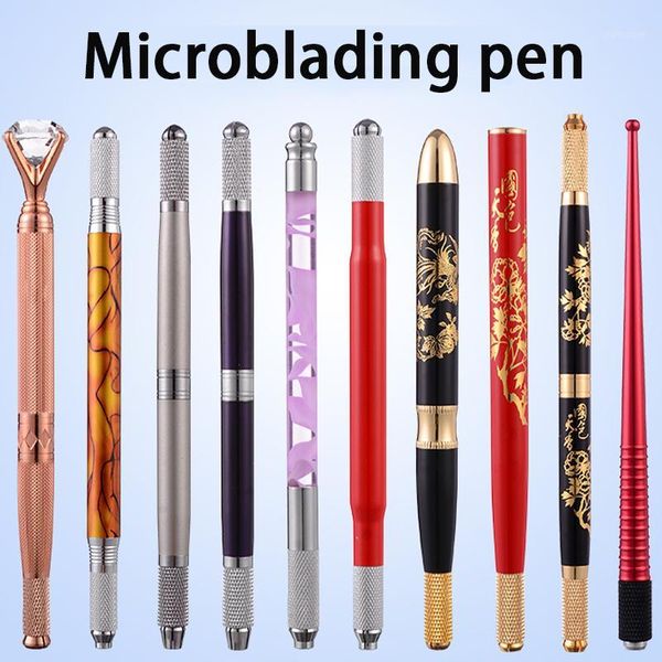

tebori blade microblading pen tattoo machine tools permanent eyebrow makeup manual handle eyelash mini tools1