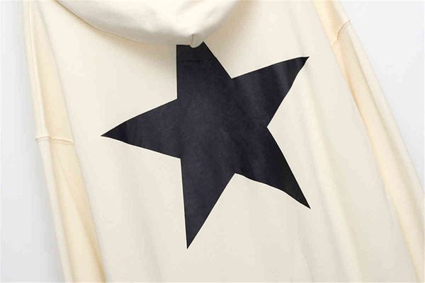 

luxury brand hoodie kanye men hoodies high street quality tide brand womens sweatshirts long sleeve hip hop kid see ghos, Black