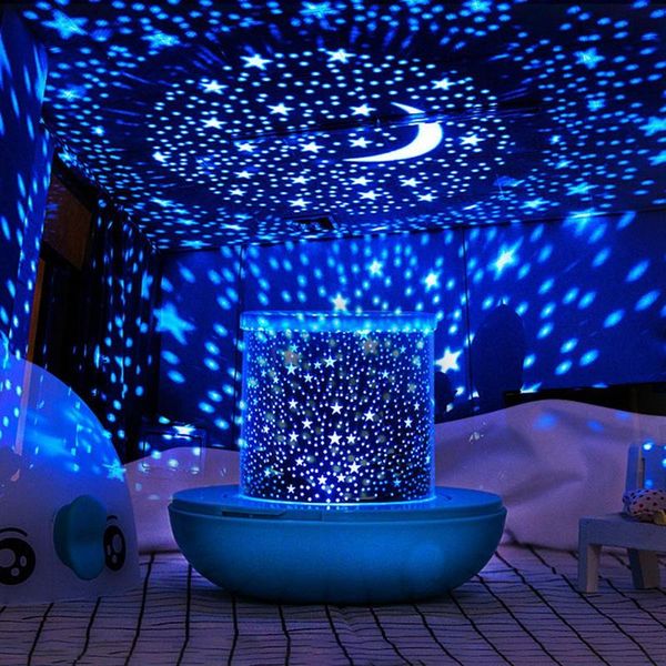 

colorful galaxy starry sky projector night light romantic lamp for bedroom party birthday decor lights with remote control table lamps