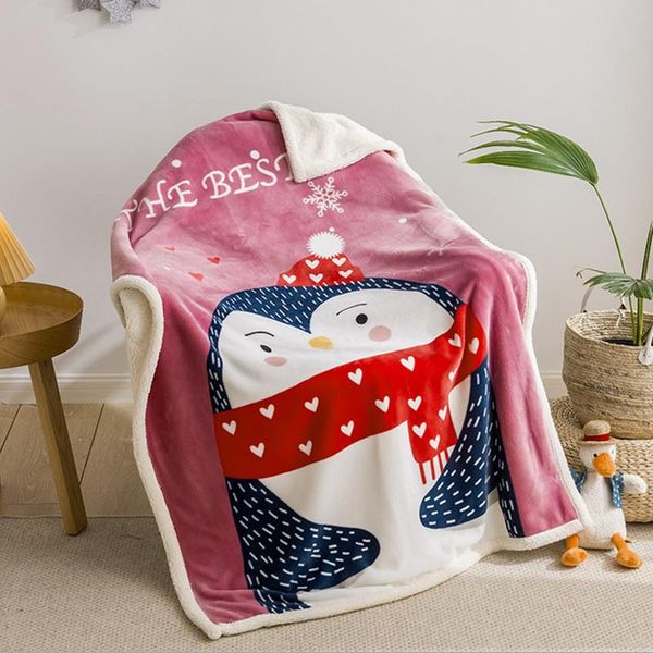 

baby blanket brand thickened double layer flannel bag stroller package for born bedding cloth blankets & swaddling