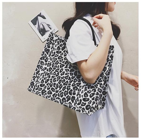 

storage bags canvas fashion simple black white single shoulder handbag bag qp 77648