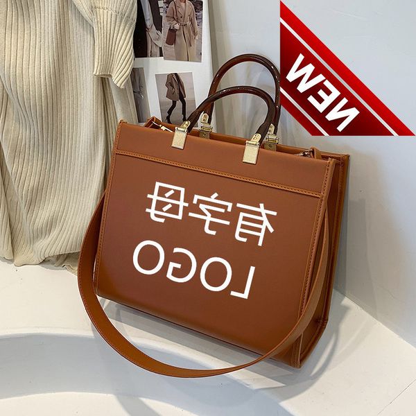 

f home shopping women's commuting capacity hand acrylic wrist letter tote one shoulder large bag