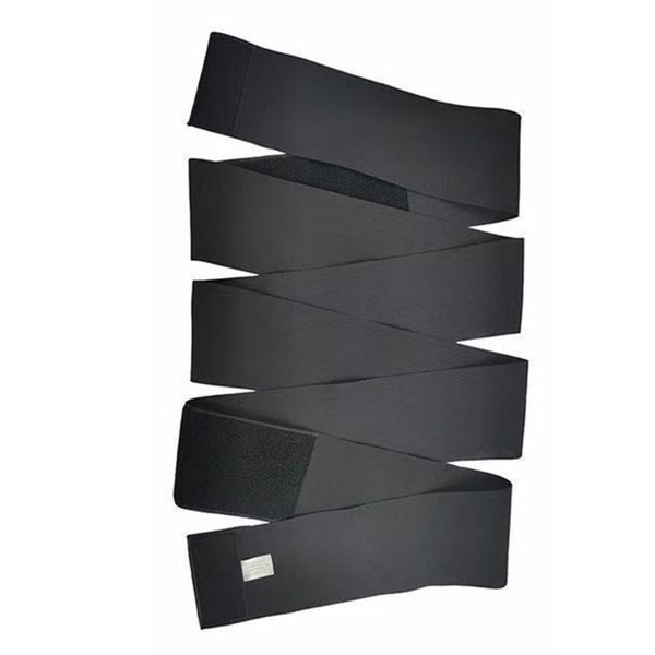 

waist support trainer women slimming sheath snatch me up bandage wrap body shaper tummy shapewear trimmer belt corset stretch bands, Black;gray