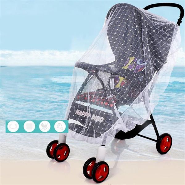 

stroller parts & accessories embroidery arrival baby mosquitoes net universal all-cover foldable summer outdoor baby's mosquitos nets