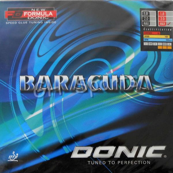 

donic baracuda 12080 13080 pips-in table tennis pingpong rubber with sponge a cake racket raquets
